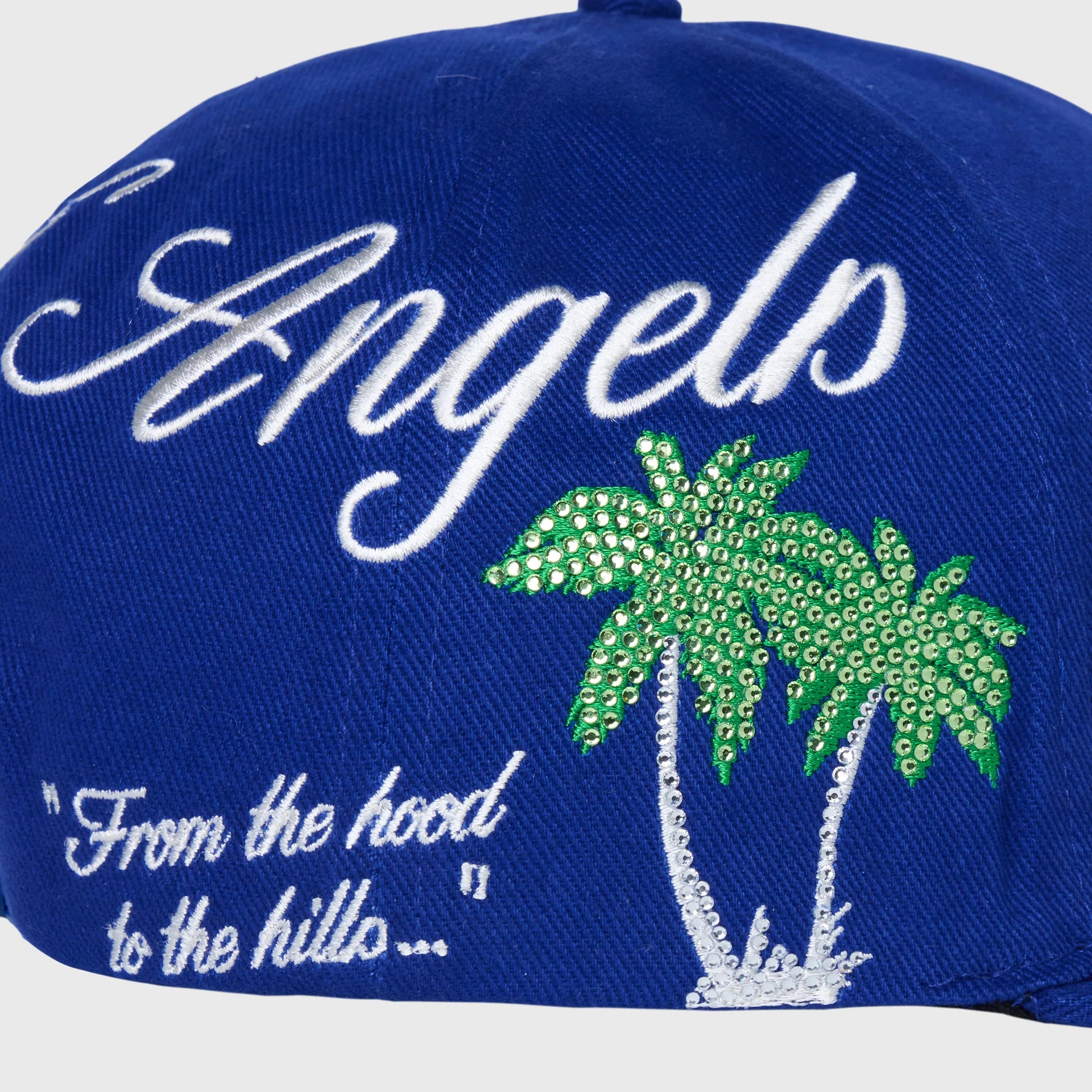 HOMME + FEMME LA Gemstone Hat Blue