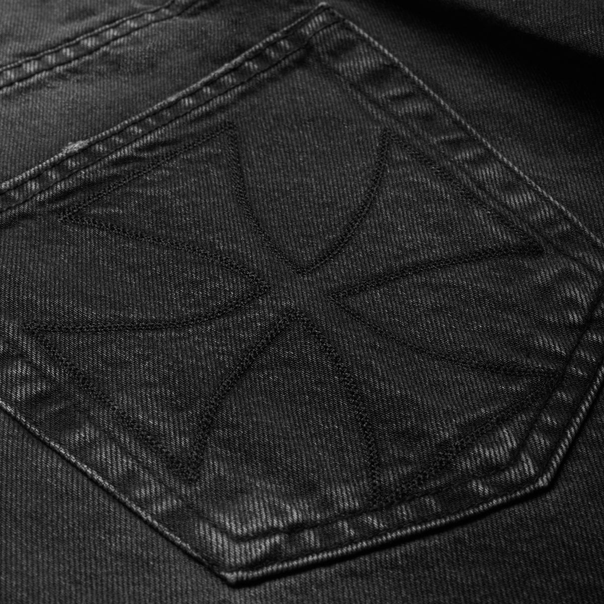 ASKYURSELF CROSS POCKET PHRASE JEANS