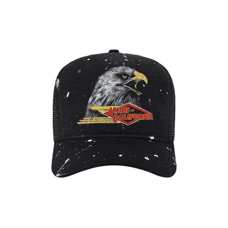 AMIRI VINTAGE TRUCKER HAT BLACK