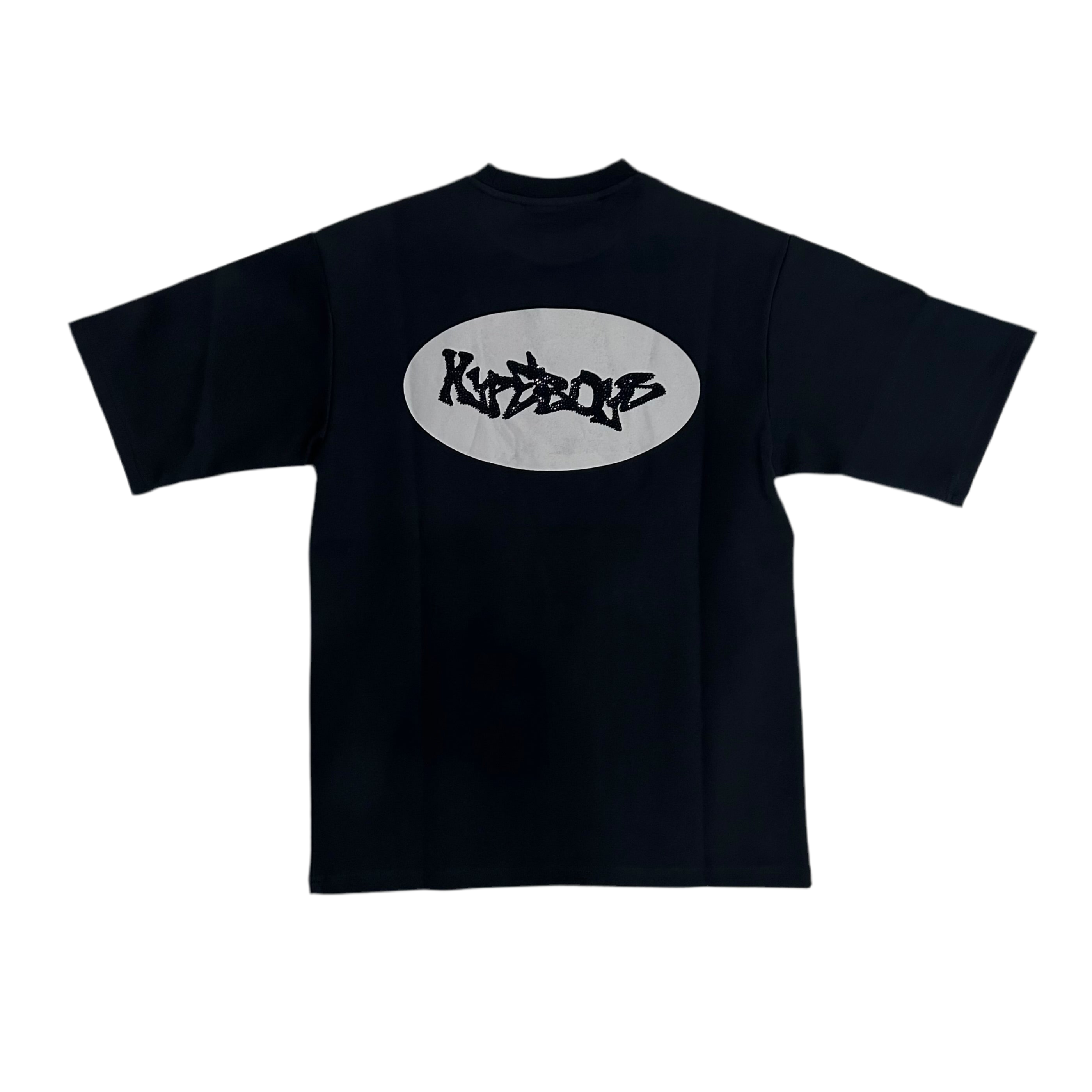 HYPEBOYS HEAVYWEIGHT BLING LOGO BLACK TEE