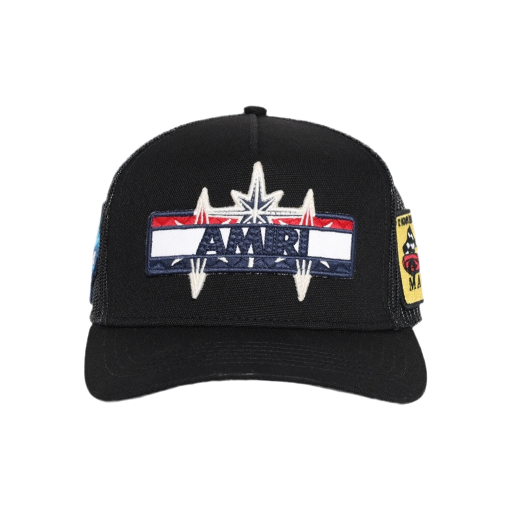 AMIRI STATION PATCH TRUCKER HAT