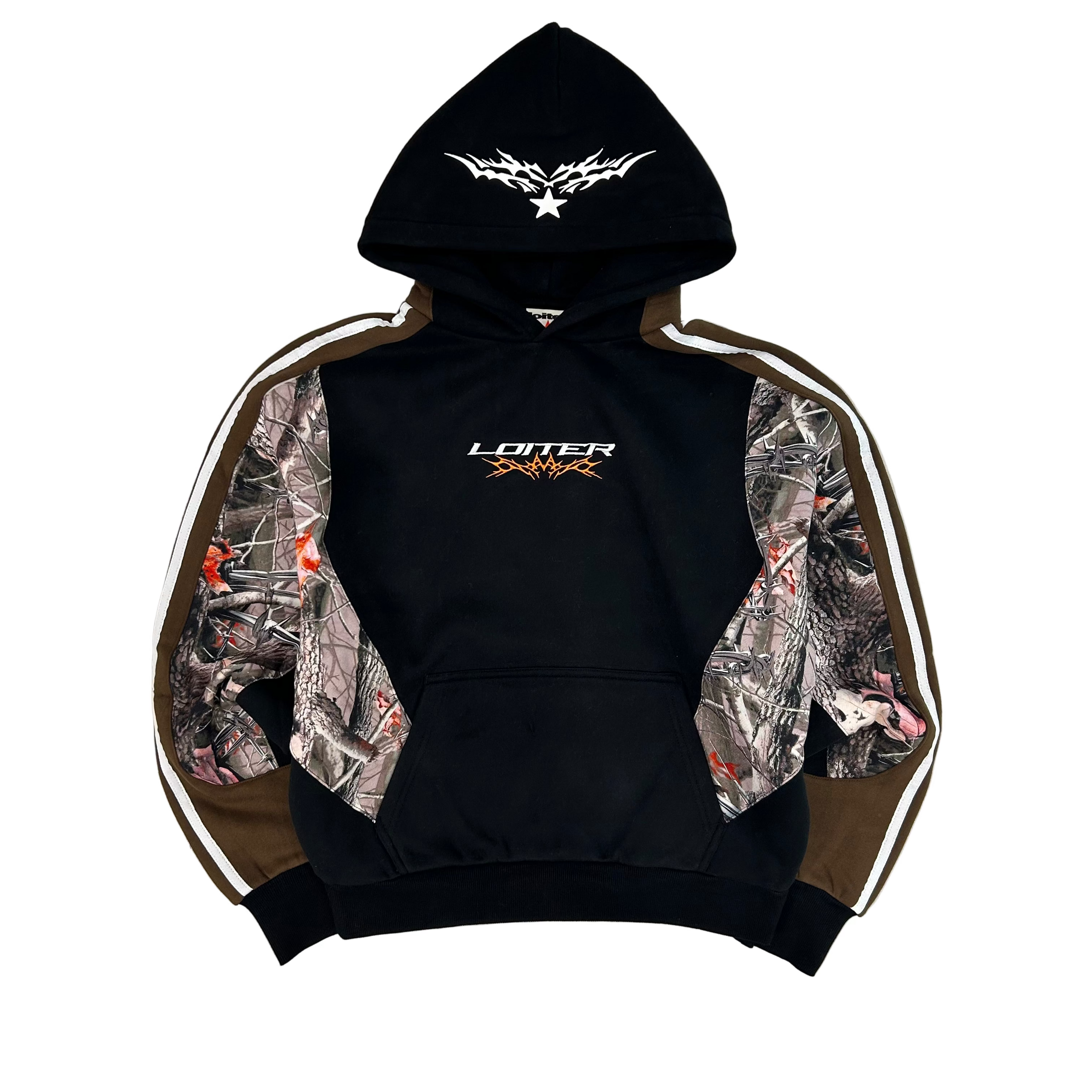 LOITER Hunter Patchwork Hoodie Real Tree Camo