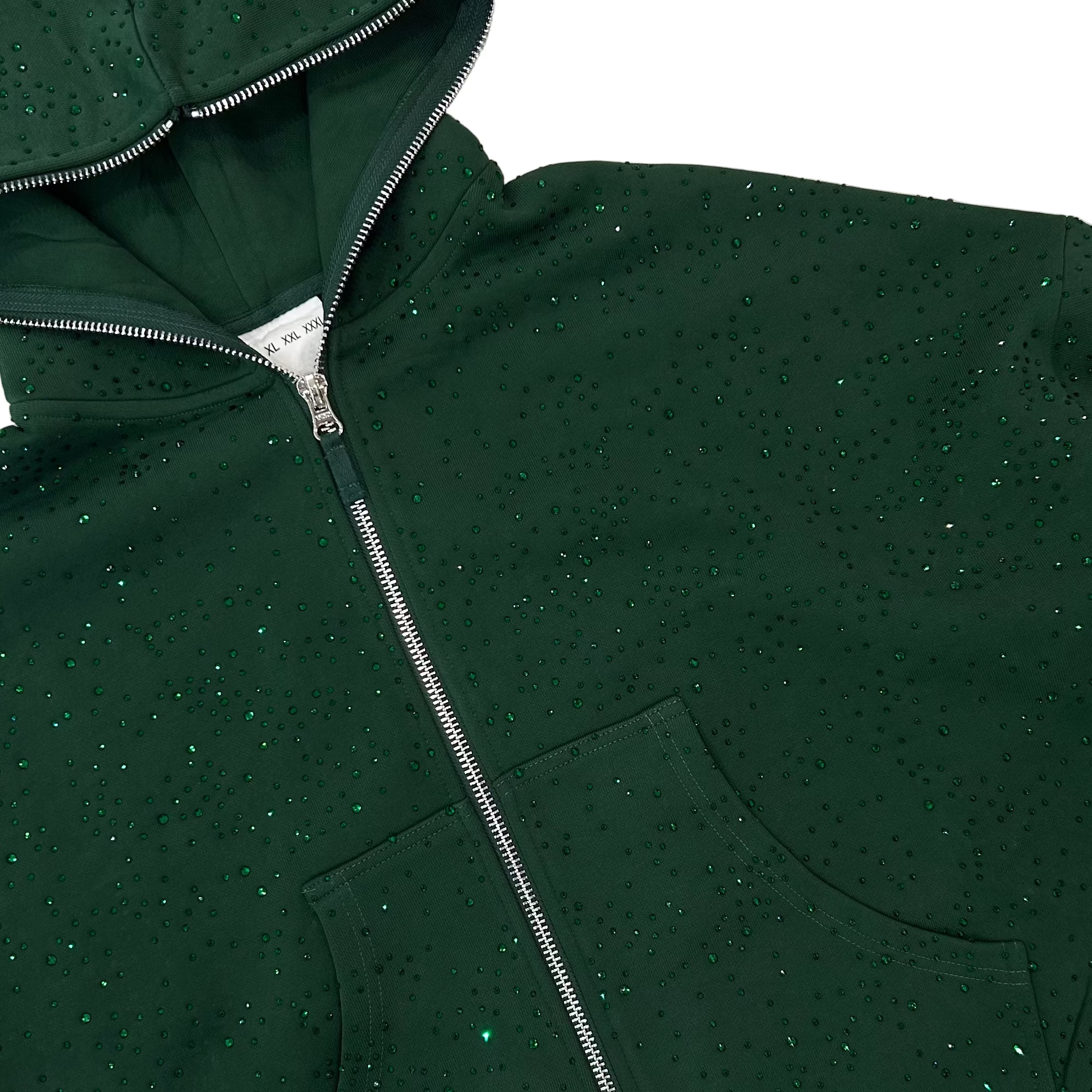 Hypeboys Green Bling Hoodie