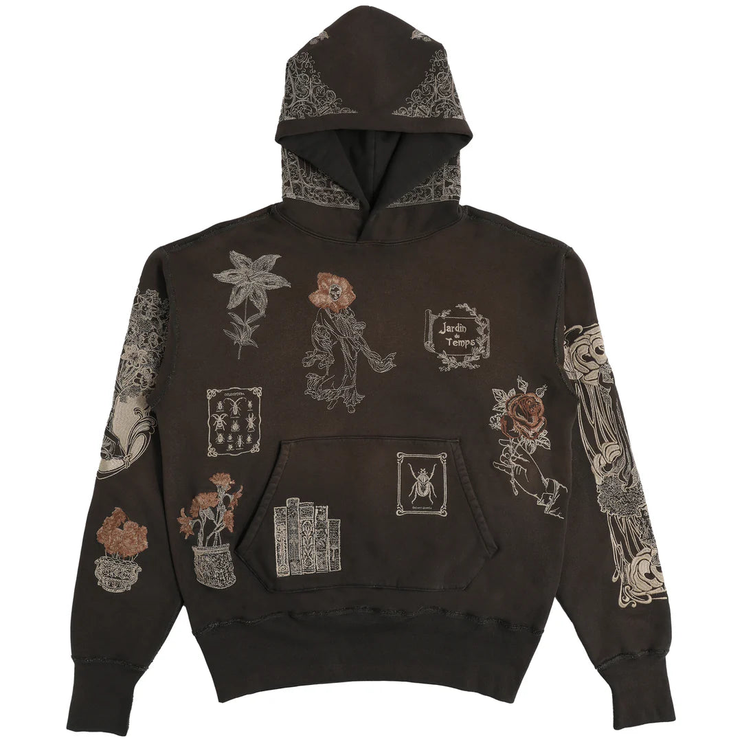 Samuel Zelig Jardin Hoodie Faded Black