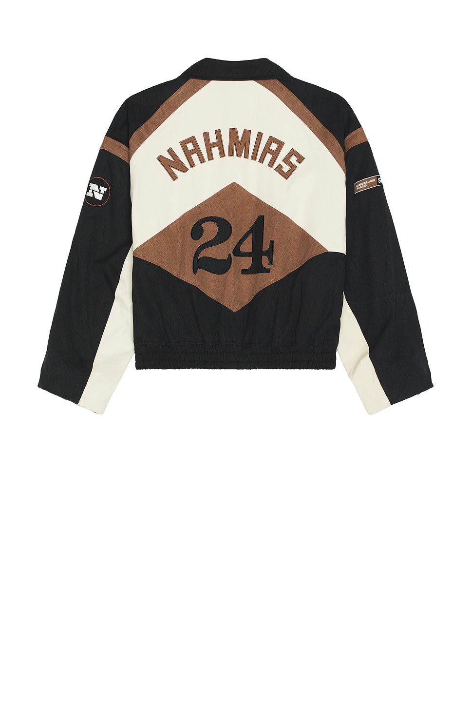NAHMIAS Canvas Moto Bomber Jacket