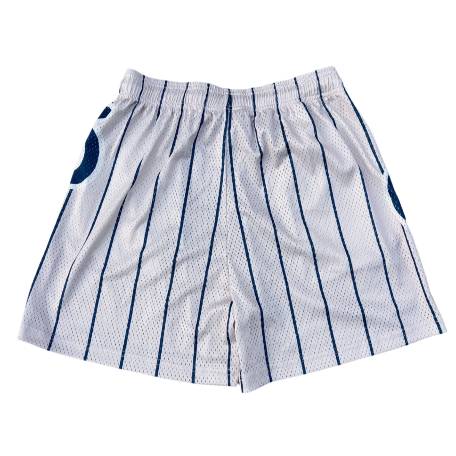 RED LETTERS Pin Letters Mesh Shorts - Cement