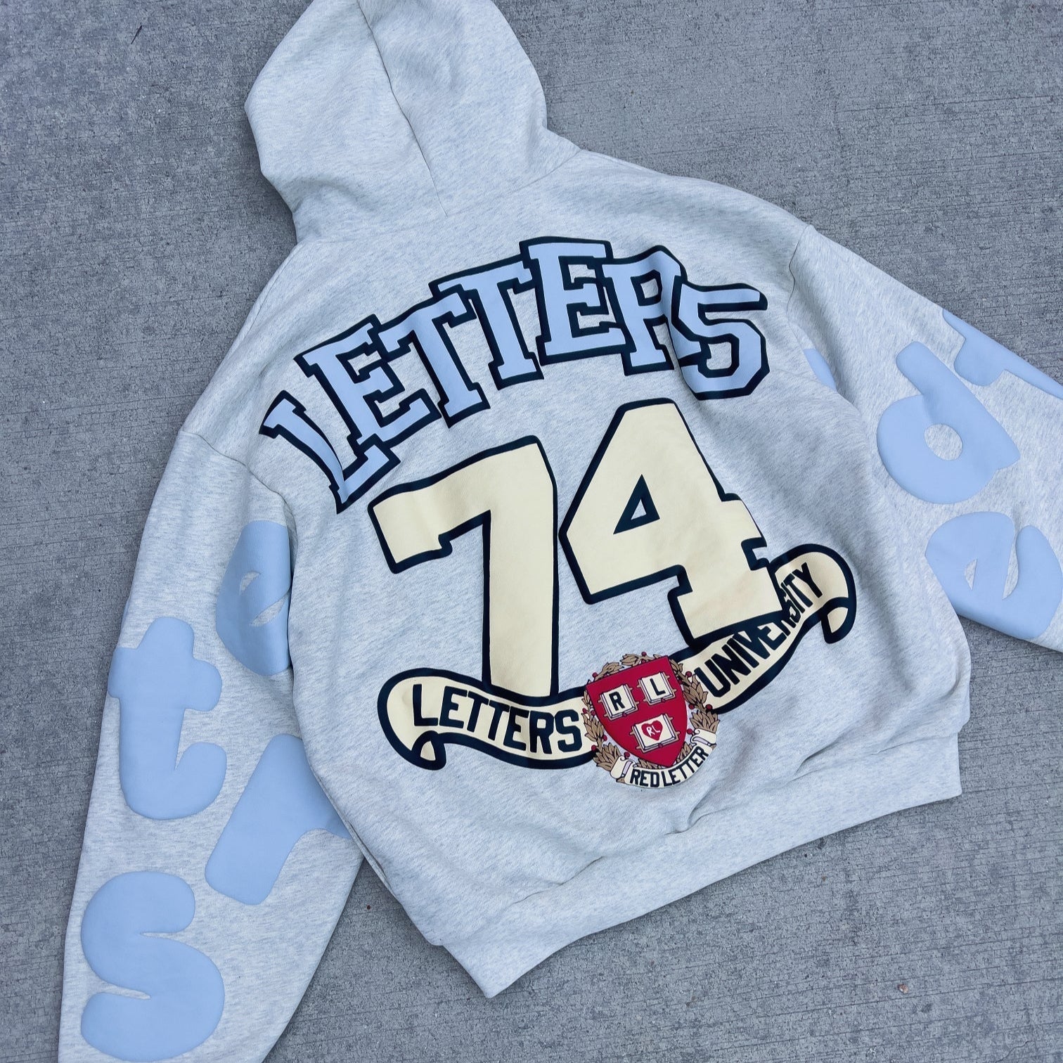 RED LETTERS RL Uni Scattered Zip Up - Heather