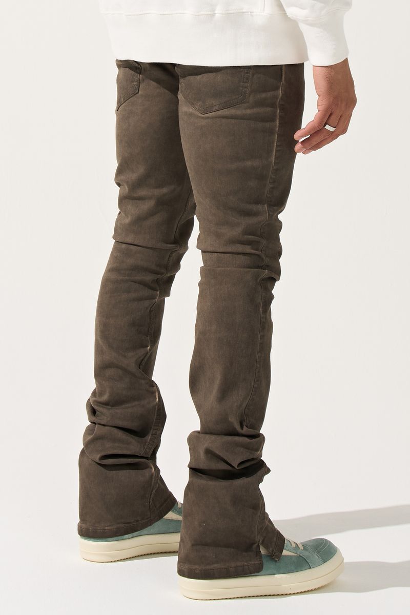 SERENEDE "SARLAT" ESPRESSO Stacked Jeans
