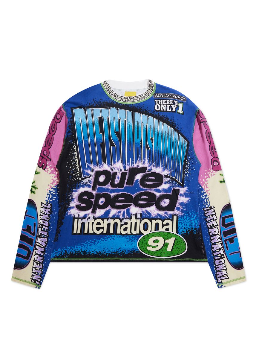 Diet Starts Monday MX Racing Jersey Blue