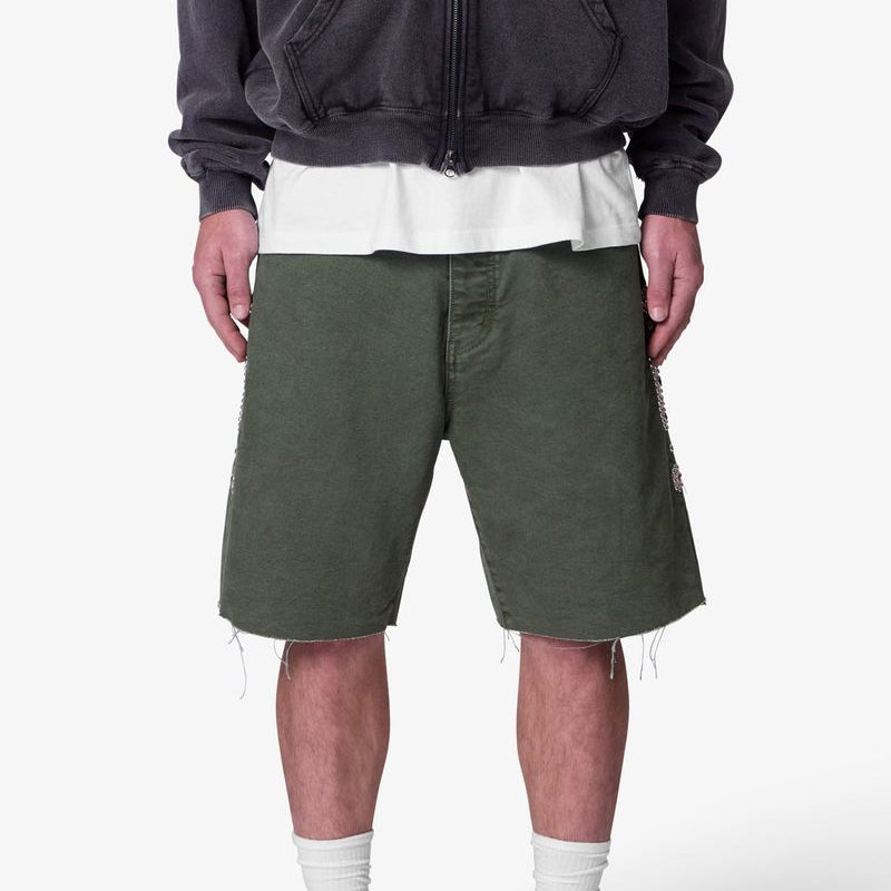 MNML Mojave Canvas Shorts - Olive