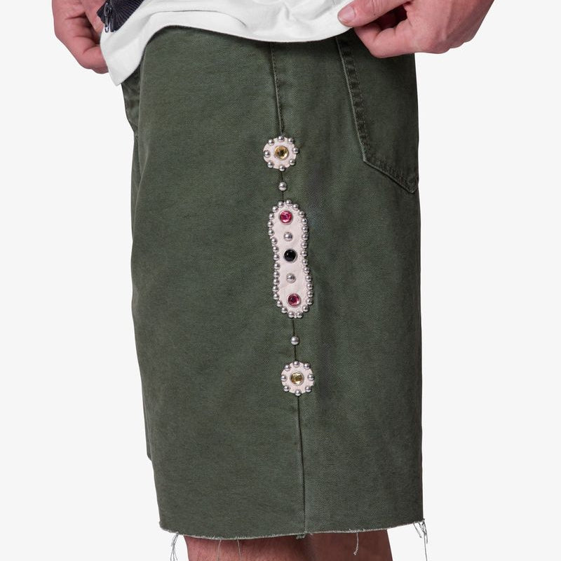 MNML Mojave Canvas Shorts - Olive