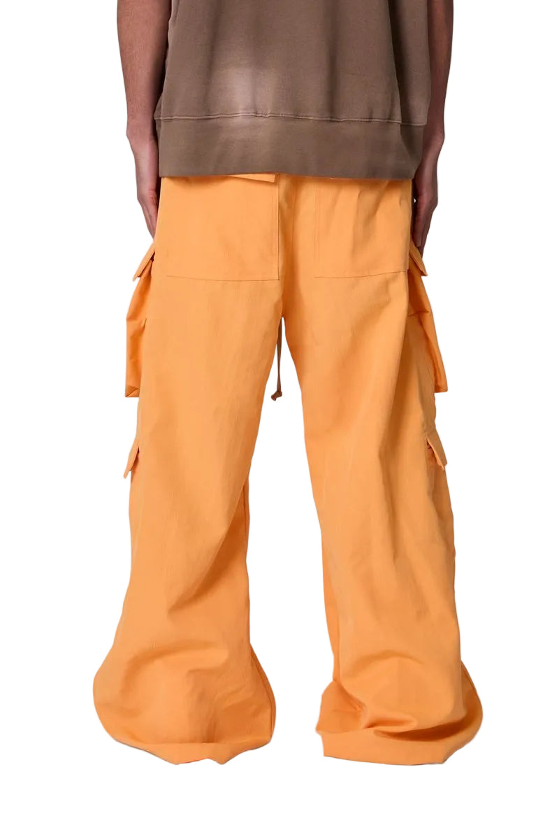 MNML RAVE DOUBLE CARGO PANTS ORANGE