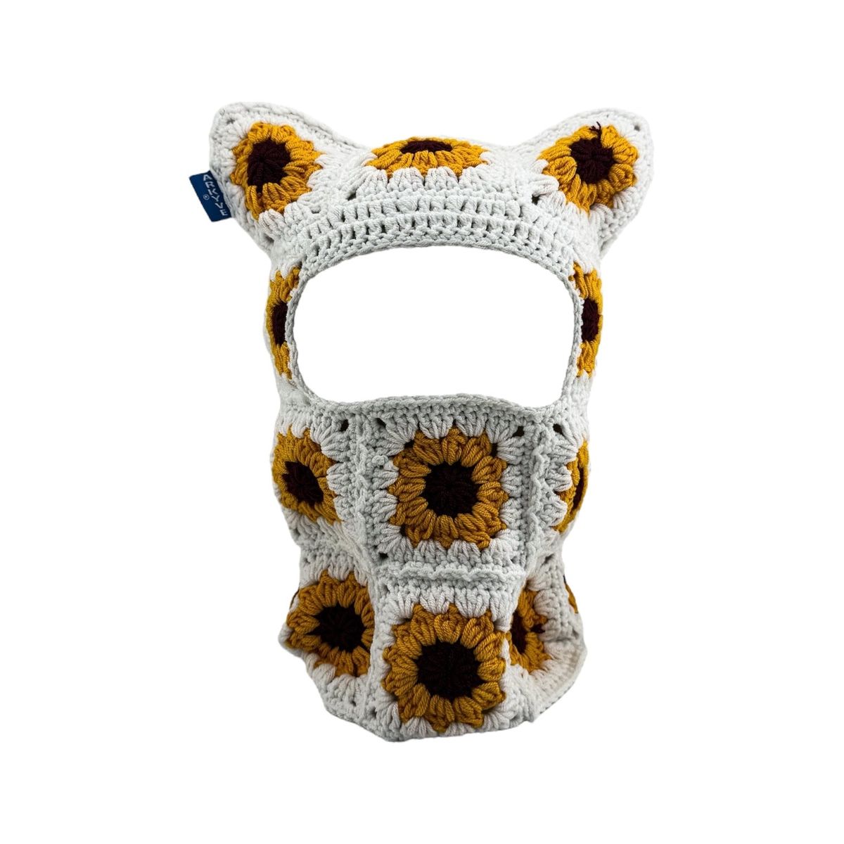 ARKYVE Sunflower Crochet Ski Mask