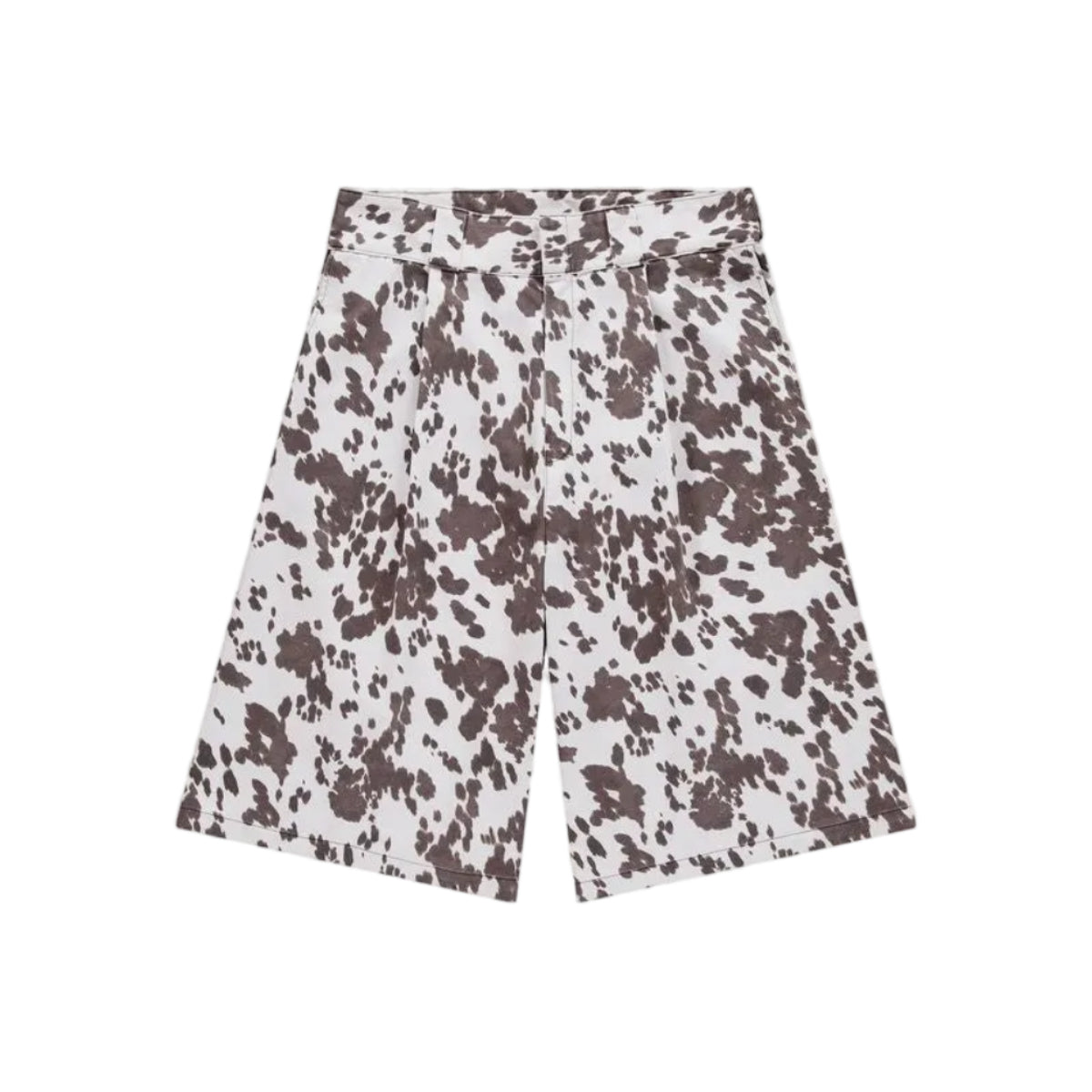STRIKE OIL COW PRINT LOOSE FIT SHORTS