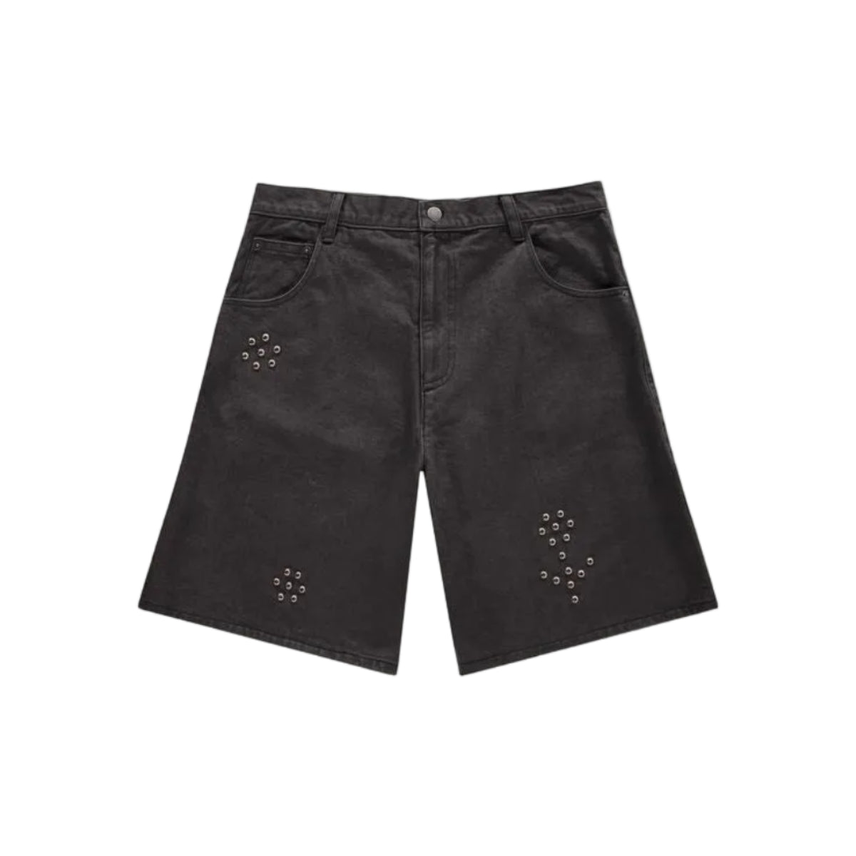 STRIKE OIL STUDDED FLOWER CARPENTER SHORTS