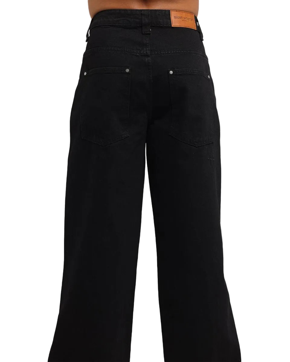 SAINT MORTA AMPLUS JEANS BLACK STONEWASH