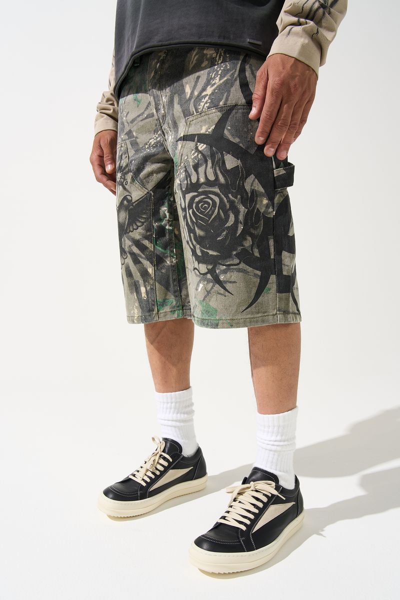 SERENEDE PARADI$E Denim Shorts