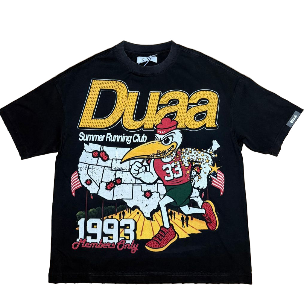 DUAA | SPRINT BLK TEE SHIRT