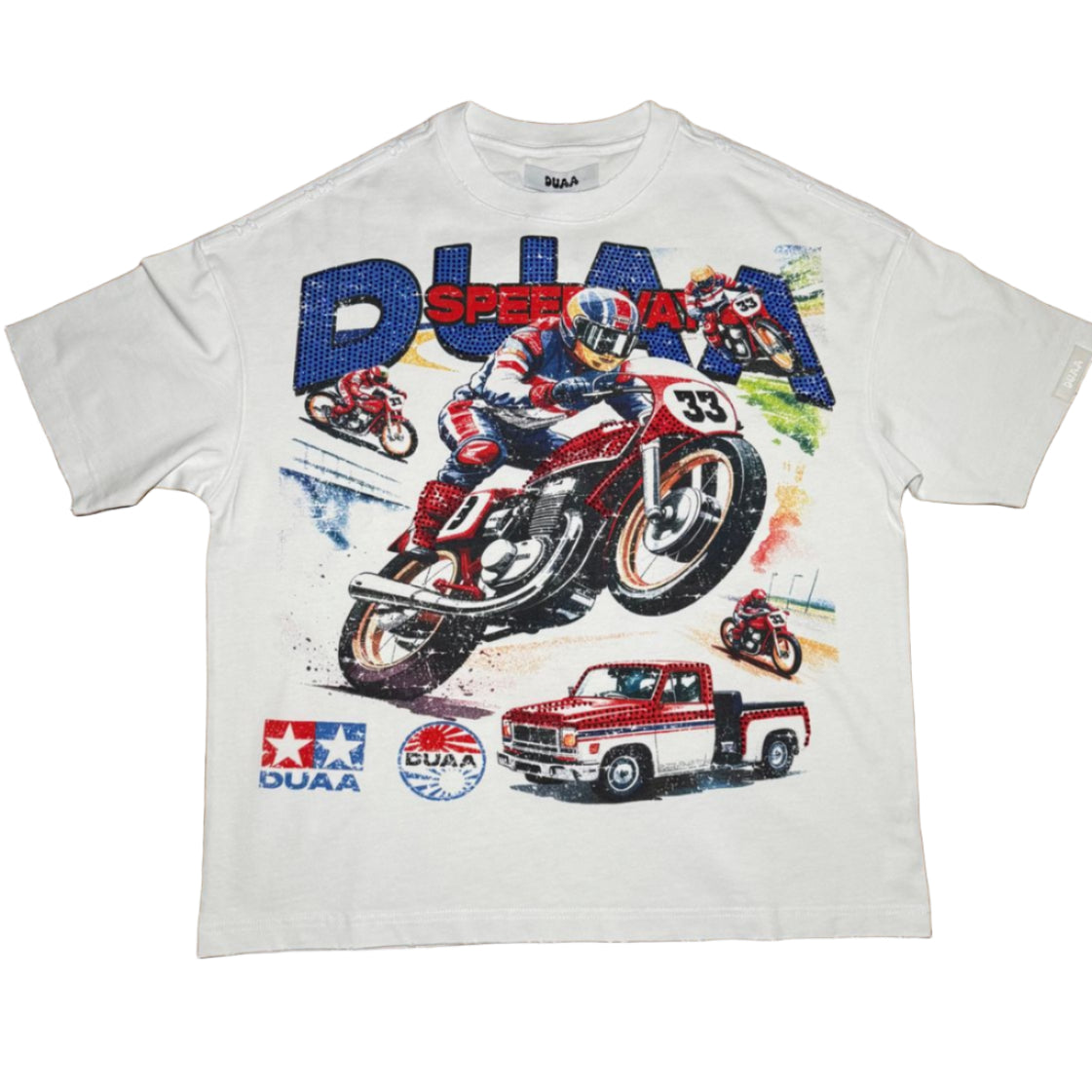 DUAA | SPEED WHT TEE SHIRT