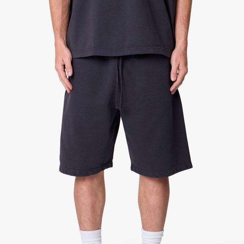 MNML Heavy Basic Sweatshorts - Washed Black