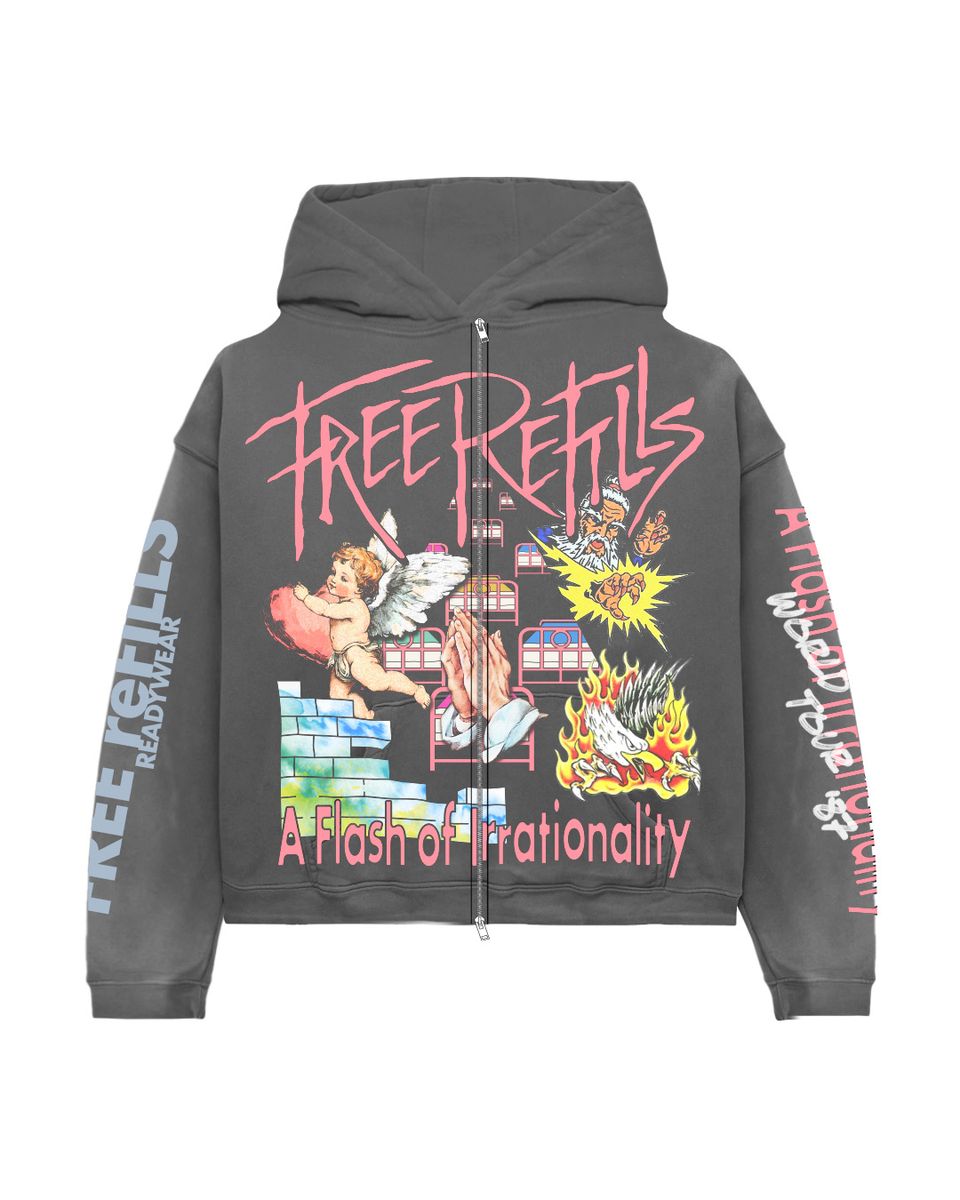 Free Refills FLOYD ZIP UP HOODIE
