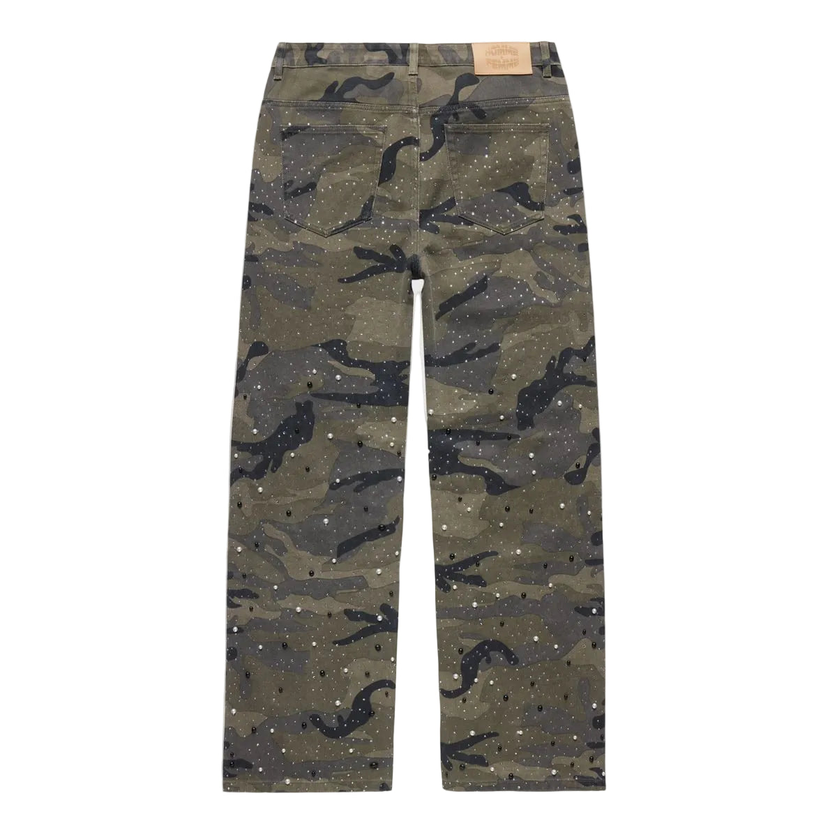 HOMME + FEMME Shadow Camo Gemstone Pants
