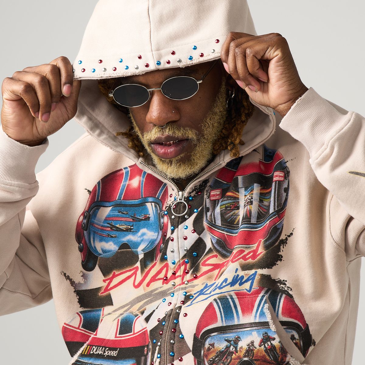 DUAA VELOCITY WASHED HOODIE