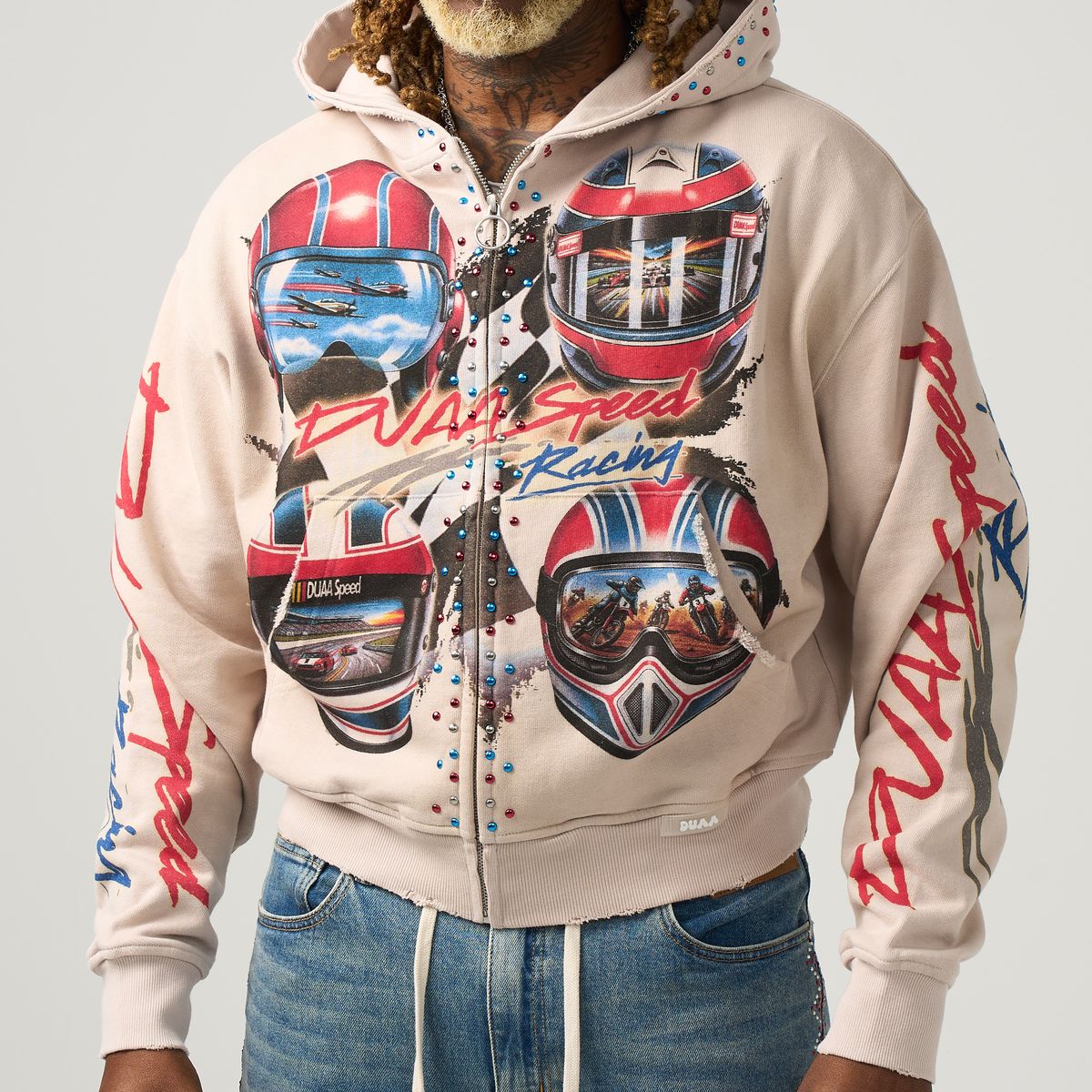 DUAA VELOCITY WASHED HOODIE