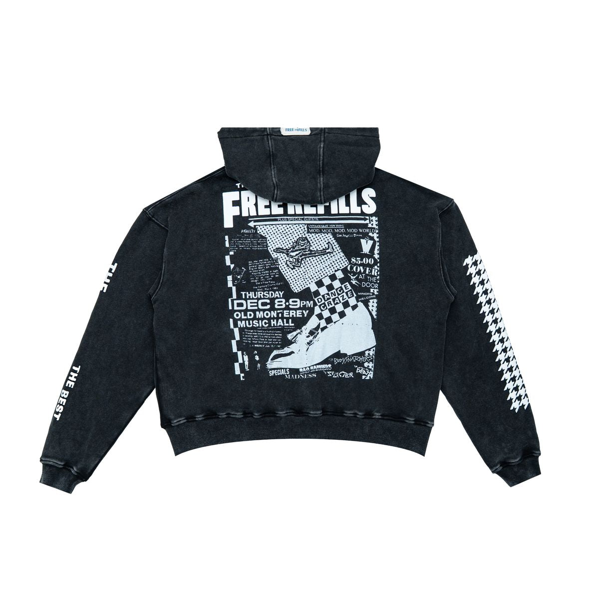 FREE REFILLS FLYER ZIPUP HOODIE