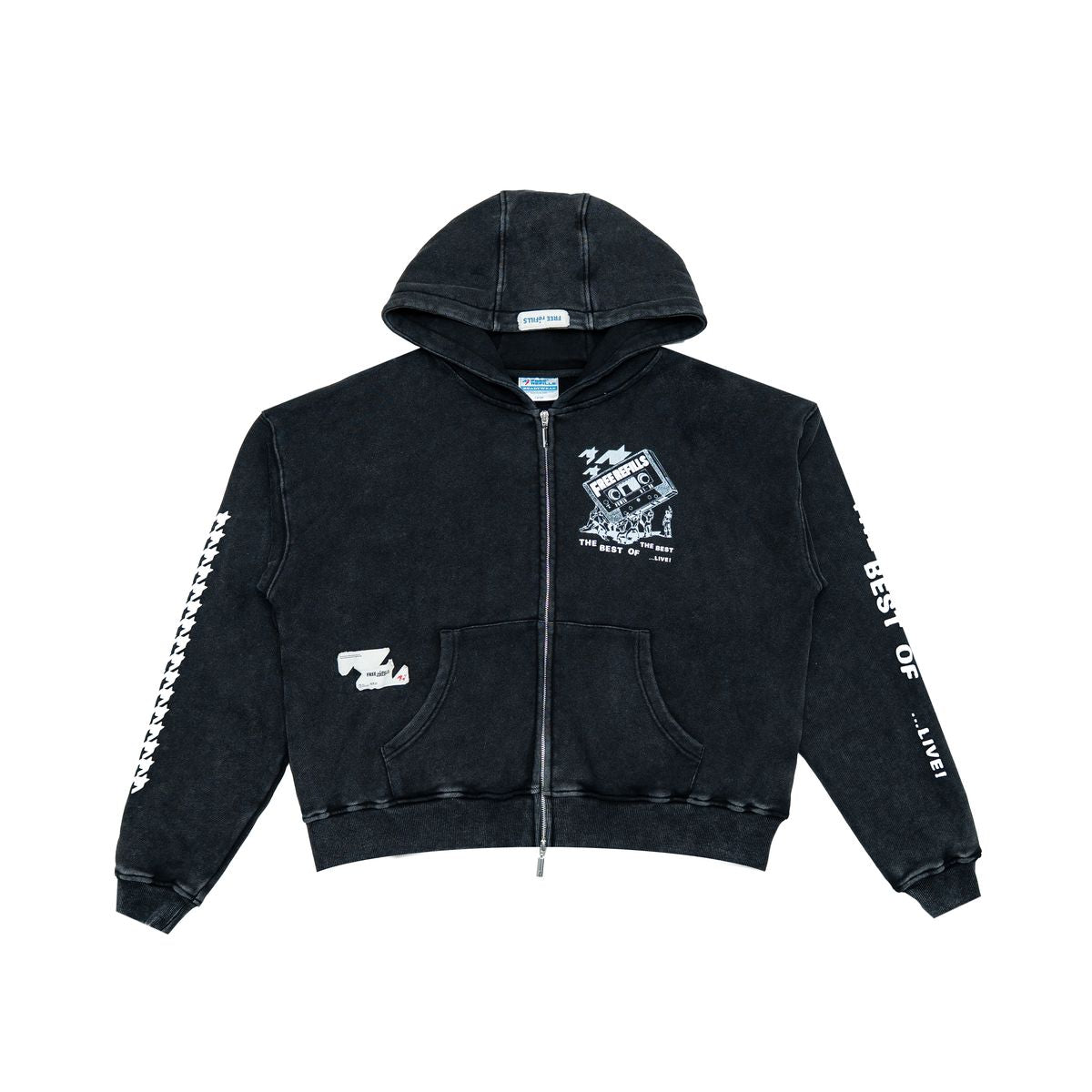 FREE REFILLS FLYER ZIPUP HOODIE
