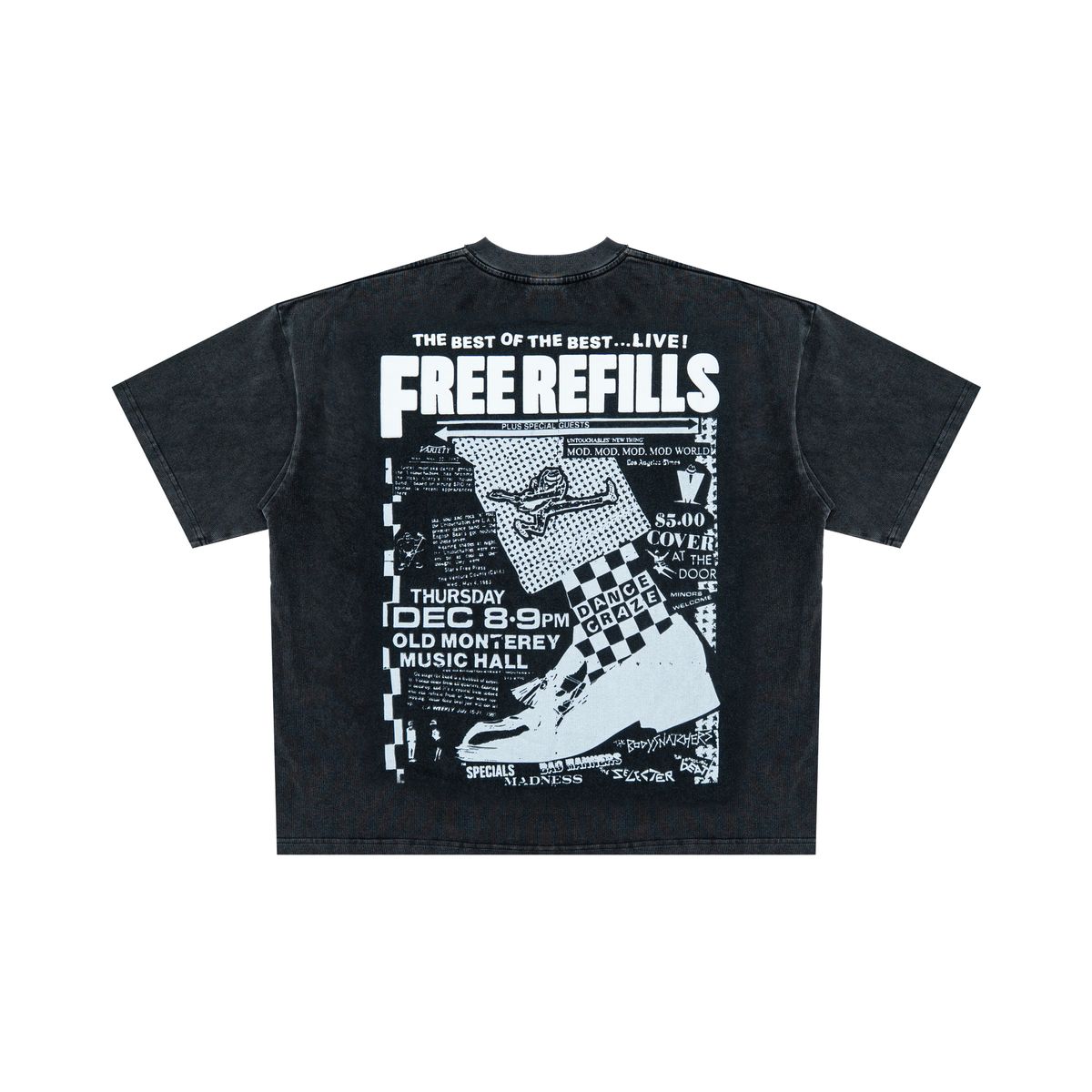 FREE REFILLS FLYER TEE