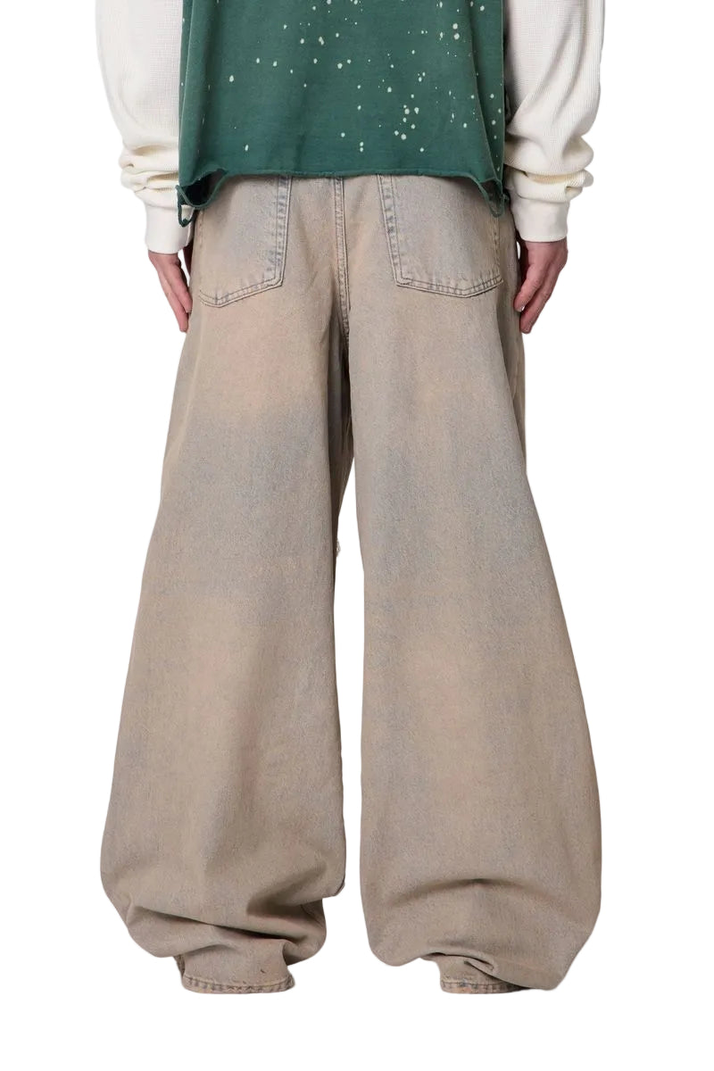 MNML PATCHED RAVE DENIM WASHED BROWN