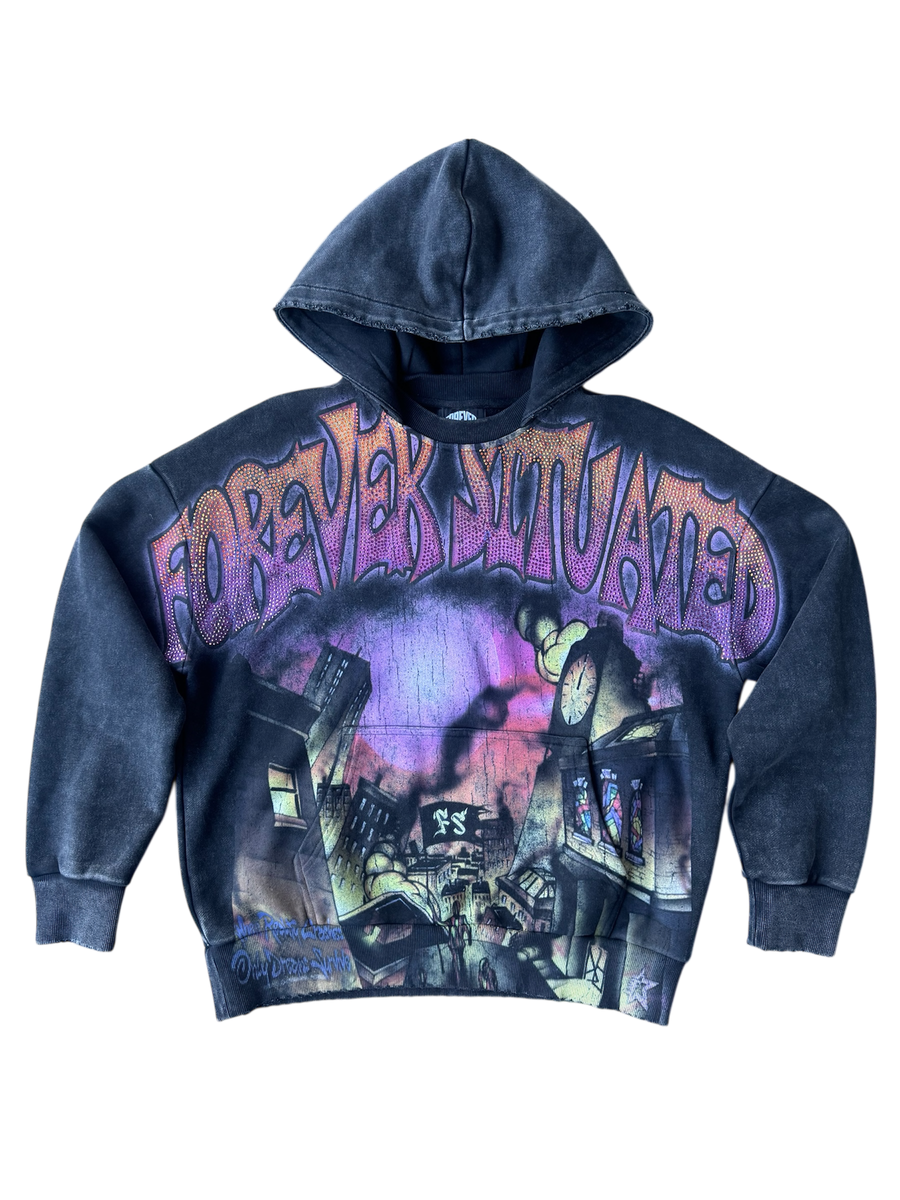 Forever Situated Reality Crashes Crew hoodie