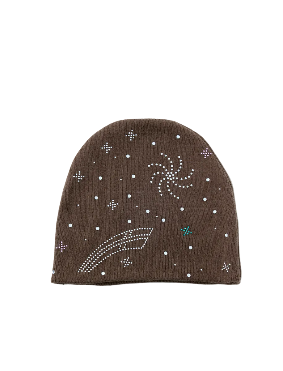 rvs labs Brown "GATTICA" Beanie