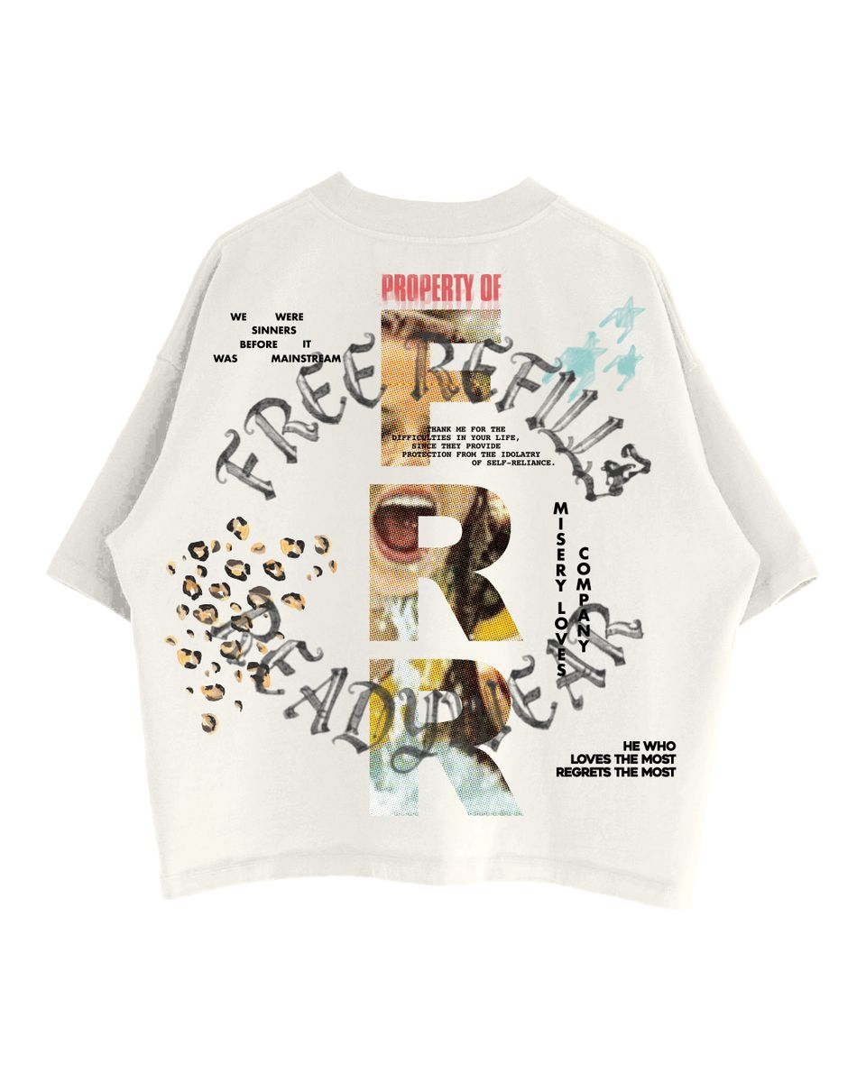 FREE REFILLS PROPERTY TEE