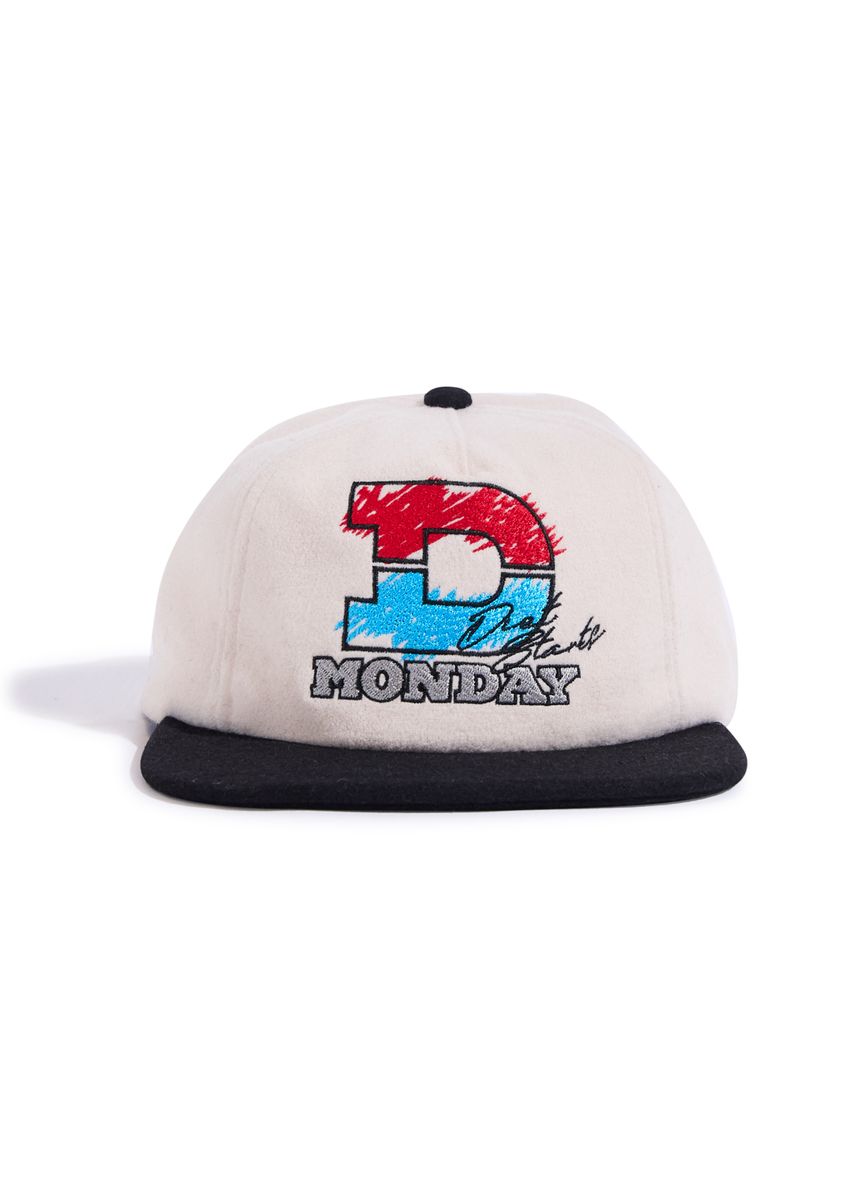 Diet Starts Monday Racing Hat Cream Black