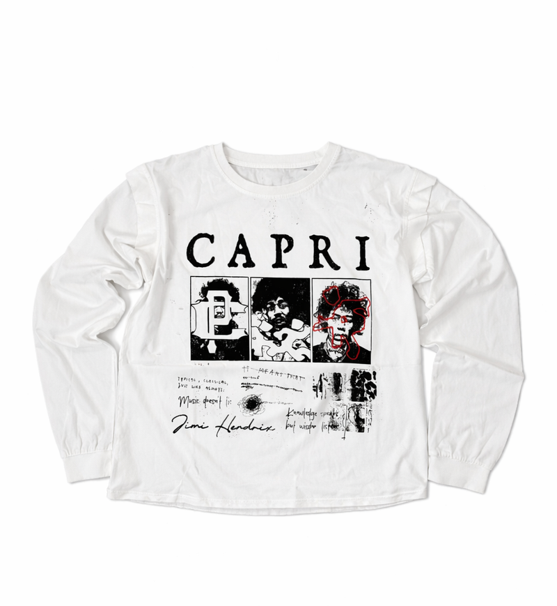 PROJECT CAPRI Capri White Long Sleeve