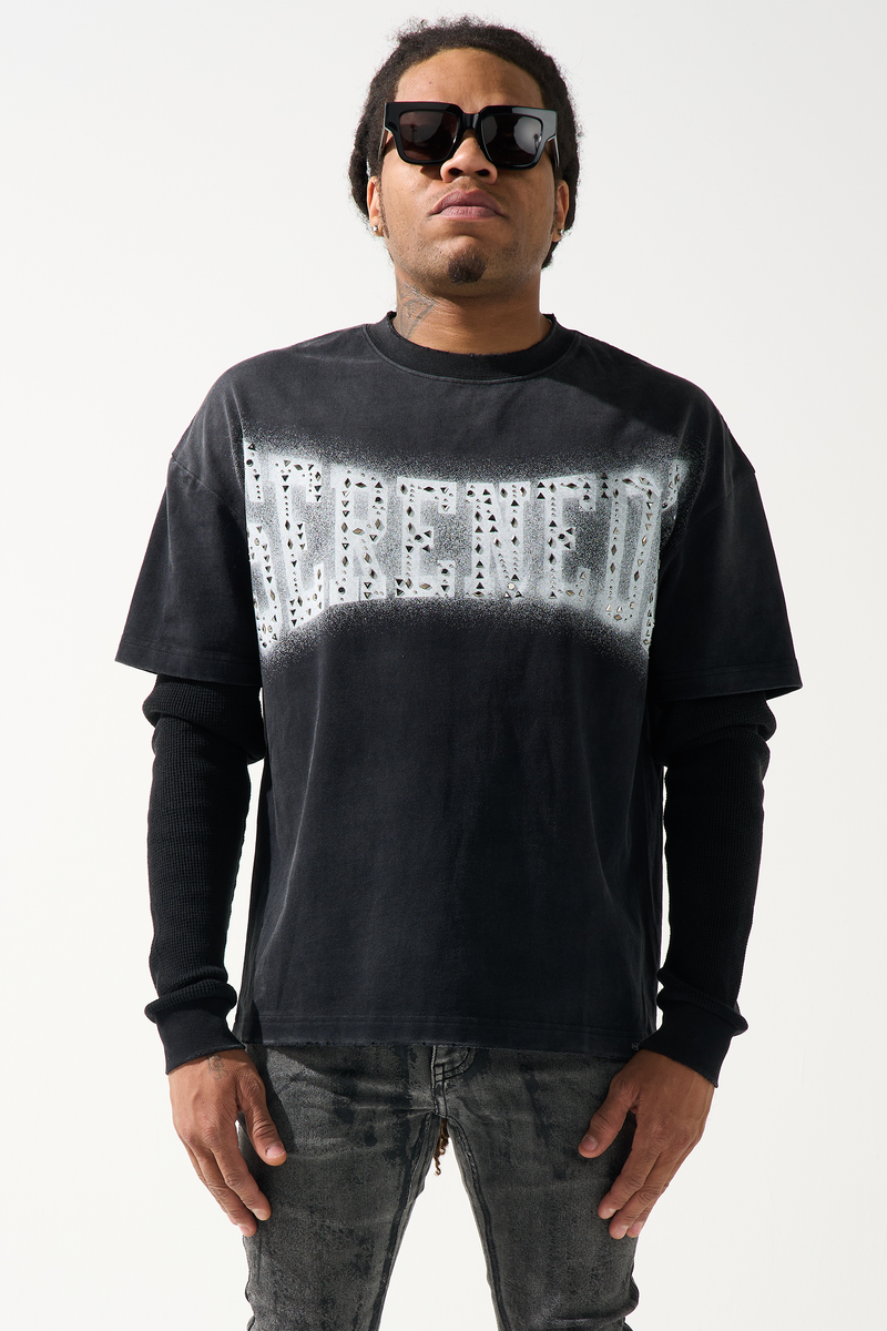SERENEDE® LEGACY Black Long Sleeve T-Shirt