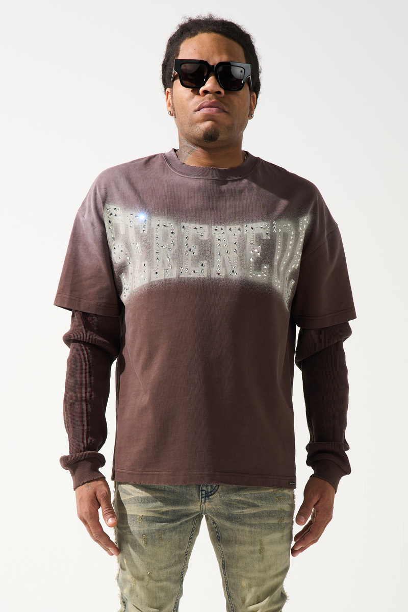 SERENEDE® LEGACY Brown Long Sleeve T-Shirt