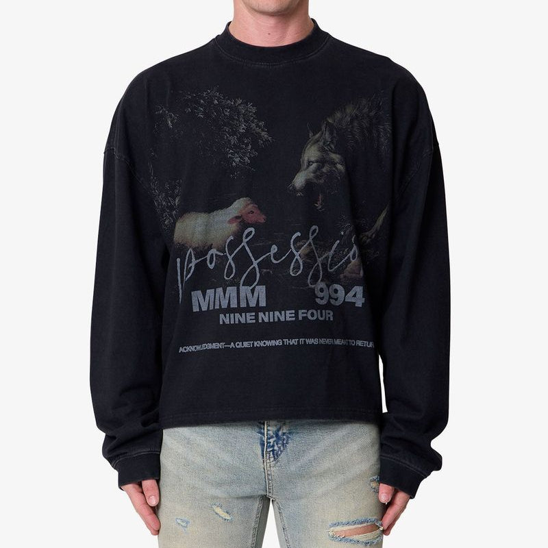 MNML FW L/S Tee - Black