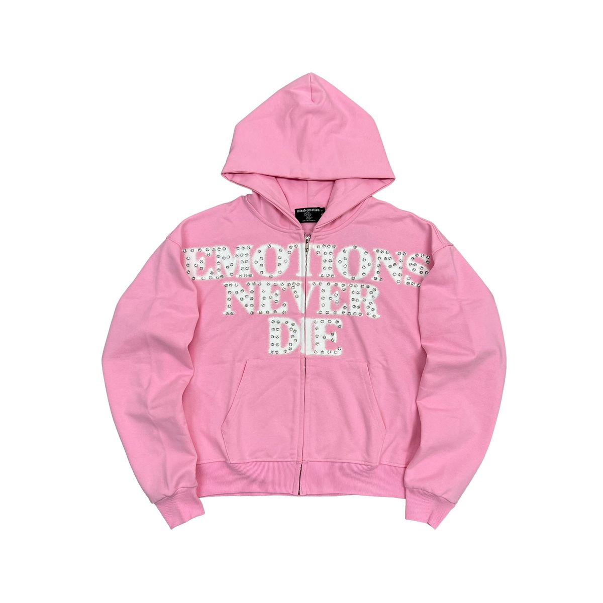Mixed Emotions  Pink ‘End’ Hoodie