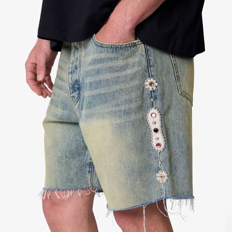 MNML Mojave Denim Shorts -  Vintage Blue