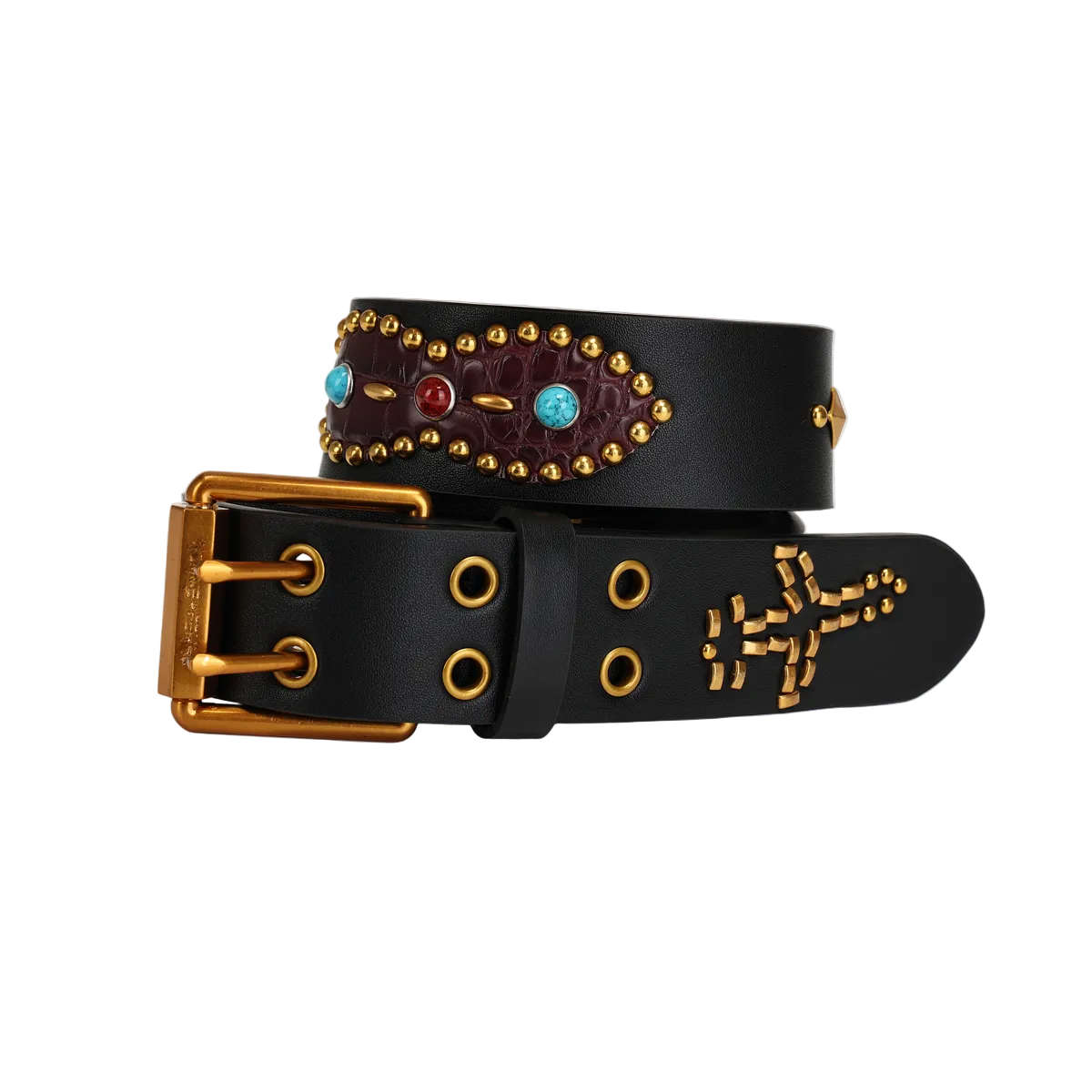 HOMME FEMME Passport Belt Black