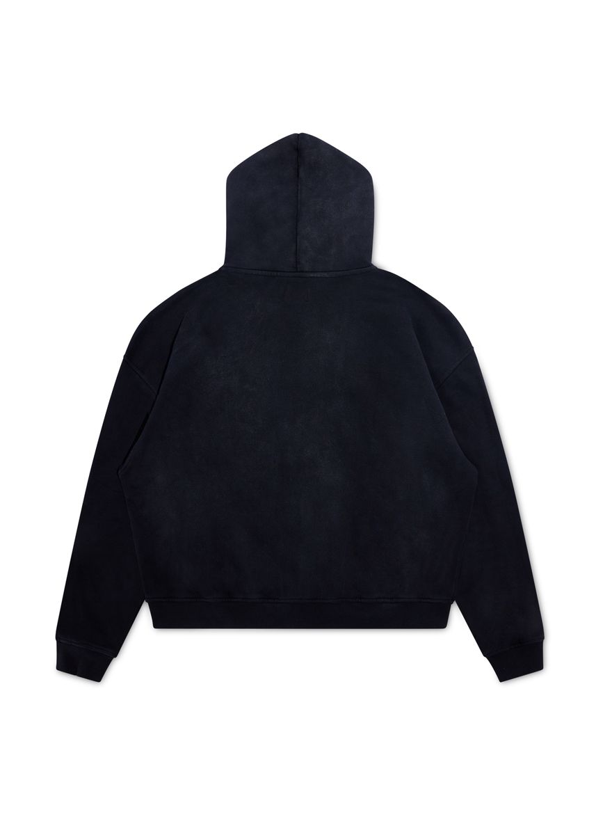 Diet Starts Monday Hell Bent Full Zip Sweatshirt Vintage Black/Blue