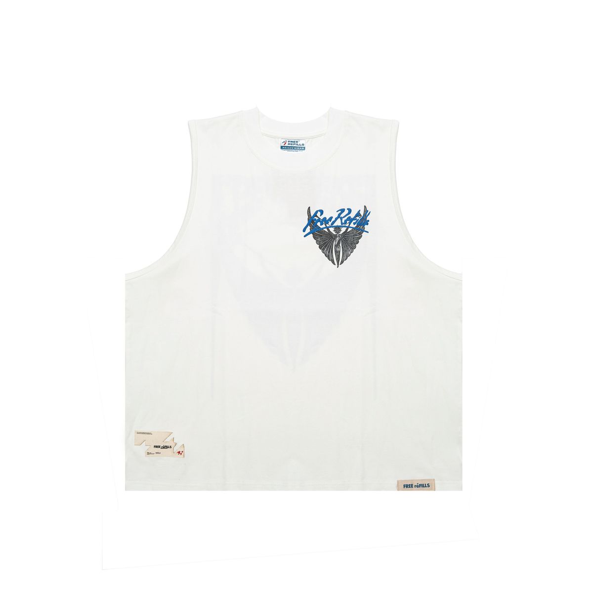 FREE REFILLS ANGEL CUT OFF WHITE