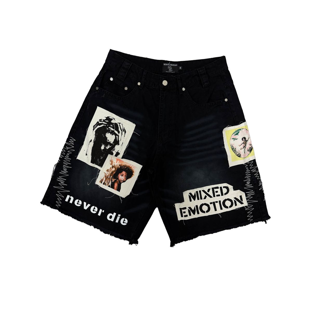 Mixed Emotions  Black Chaos Carpenter Shorts