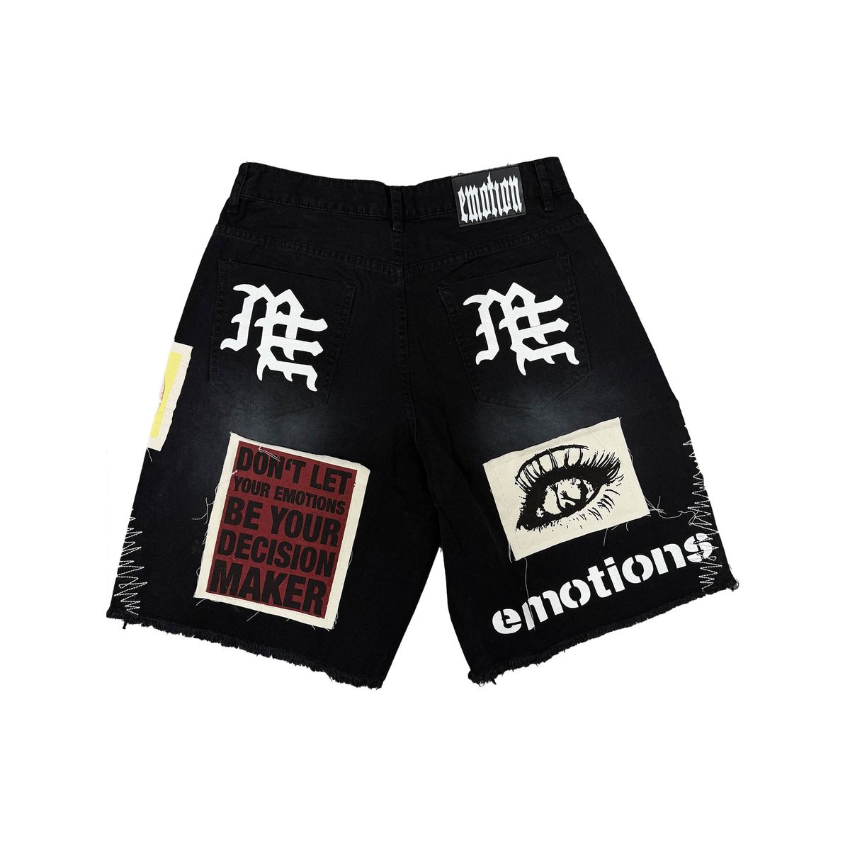 Mixed Emotions  Black Chaos Carpenter Shorts
