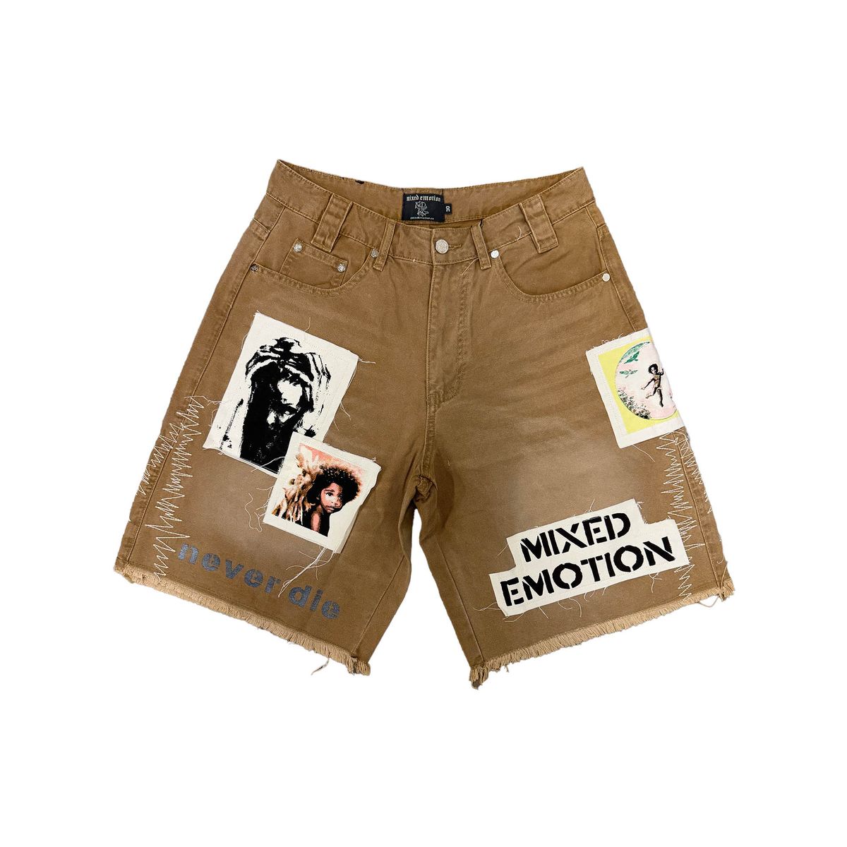 Mixed Emotions Brown Chaos Carpenter Shorts