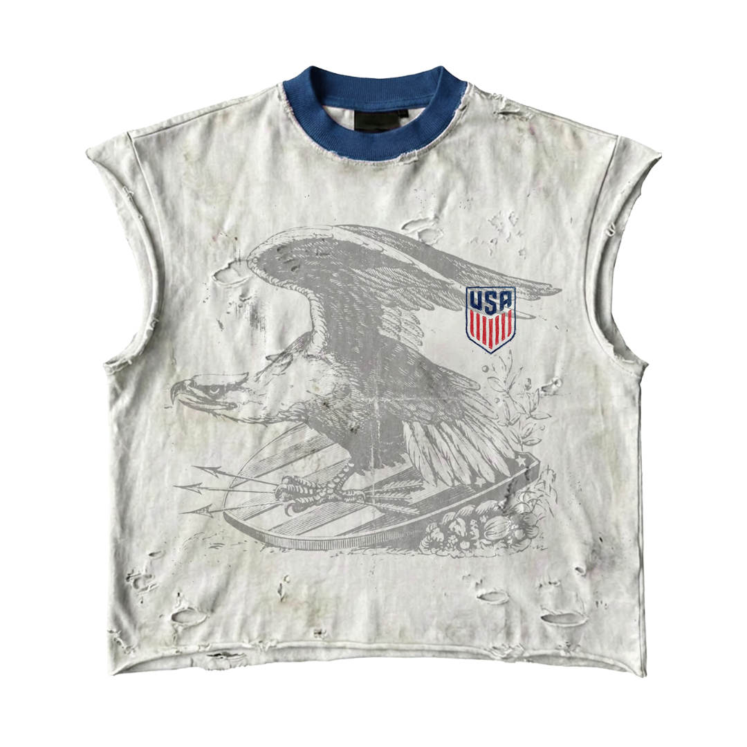 Nulli USA Cut-Off Tee