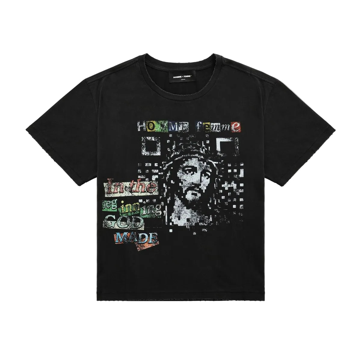 HOMME FEMME Digital Genesis Tee Black